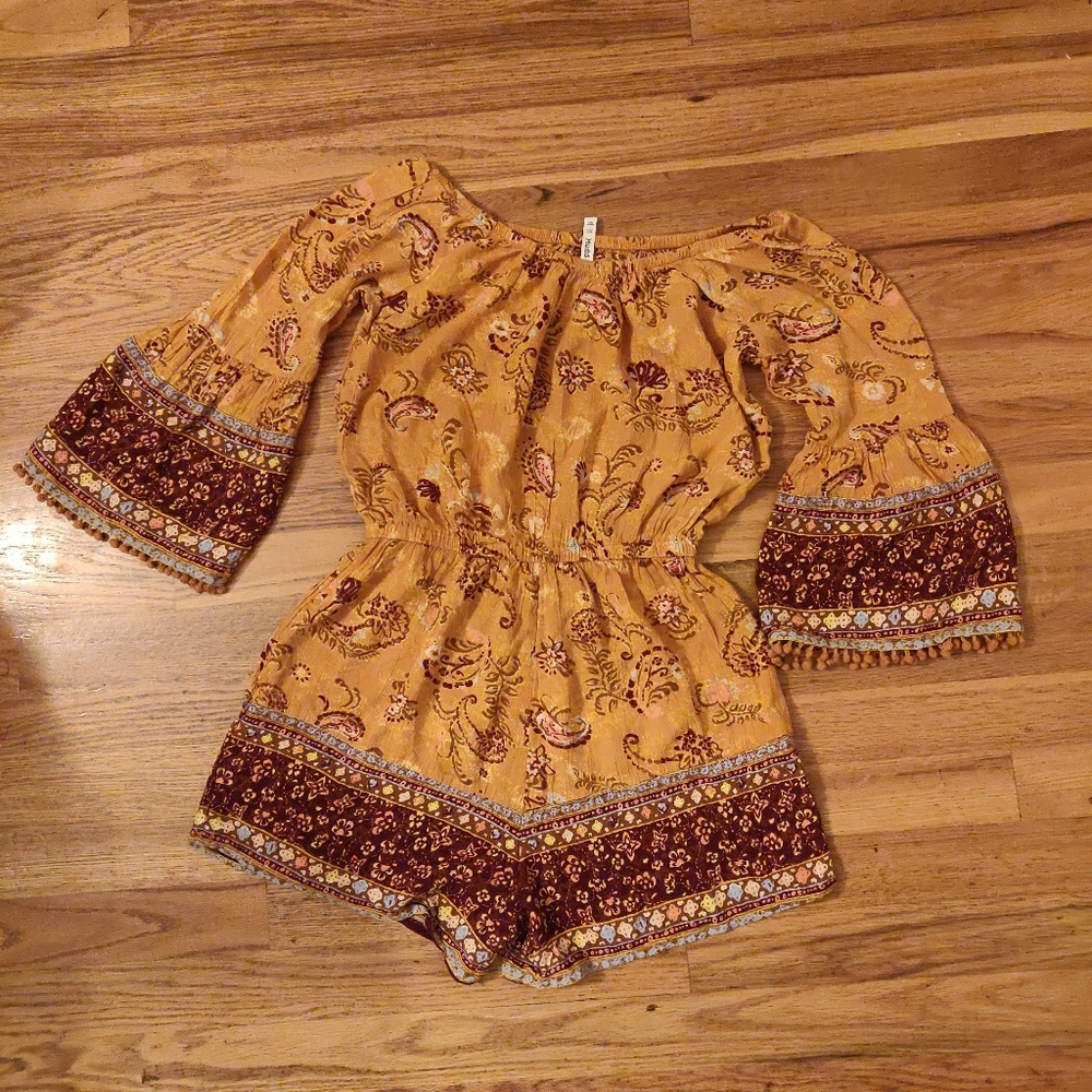 Lightweight, boho romper. Excellent condition! XS